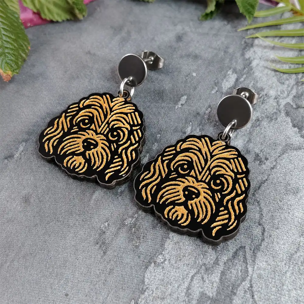 Aretes Cockapoo