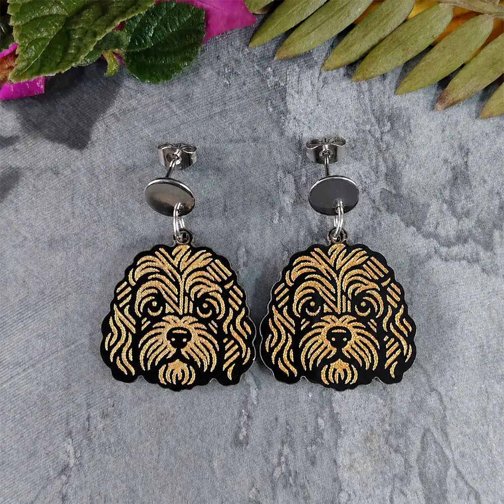 Aretes Cockapoo