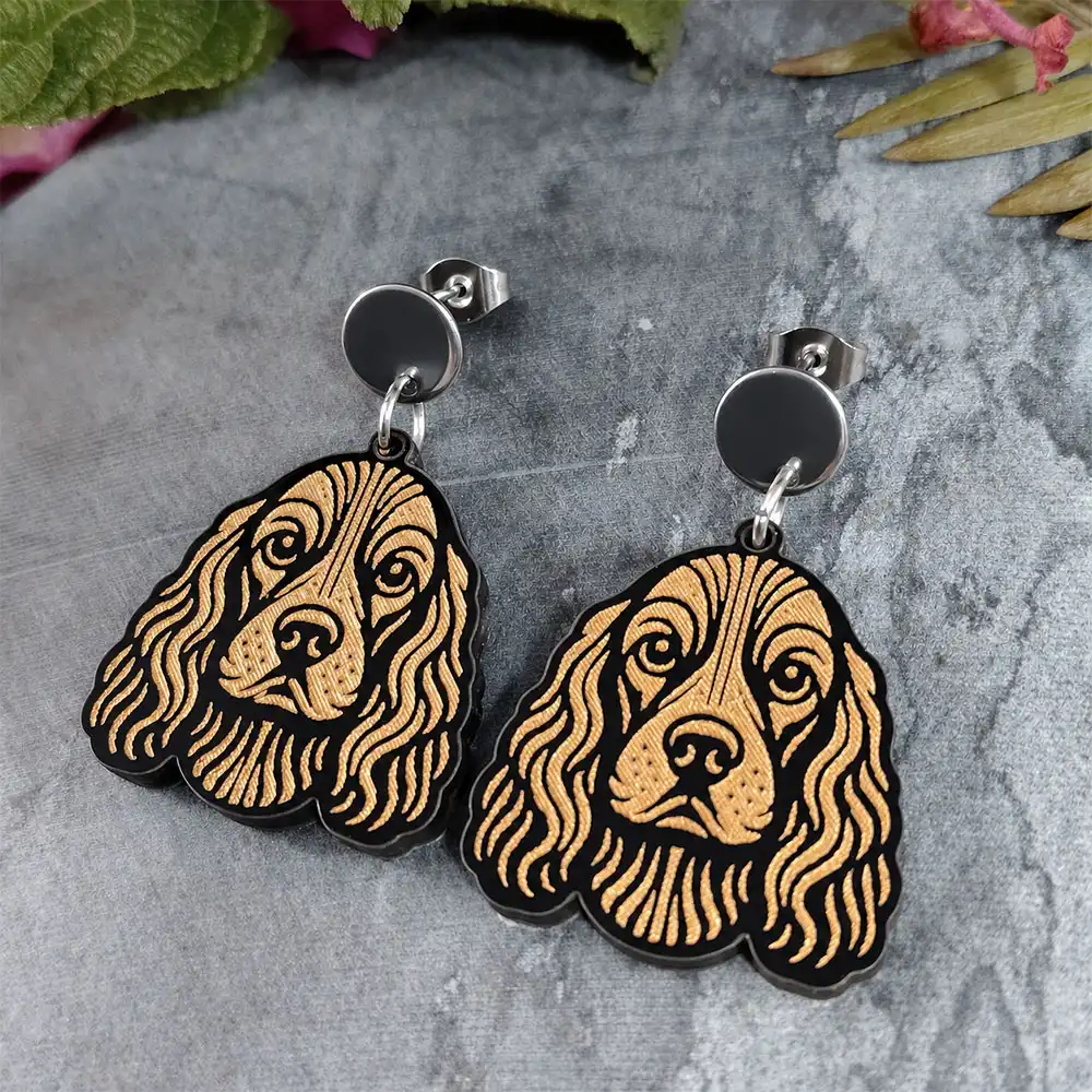Aretes Cocker Spaniel