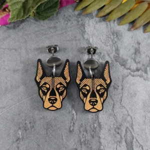 Aretes Doberman