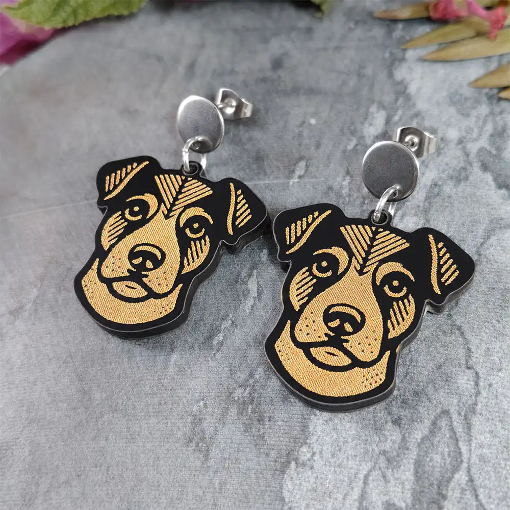 Aretes Jack Russell Terrier