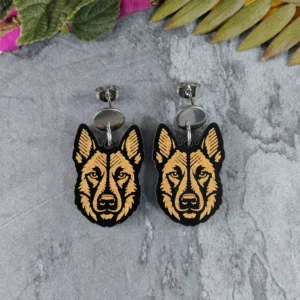Aretes Pastor Belga Malinois