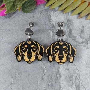 Aretes Perro Salchicha