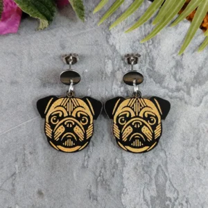 Aretes Pug