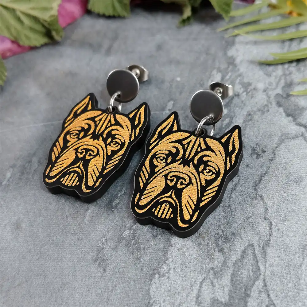 Aretes Cane Corso