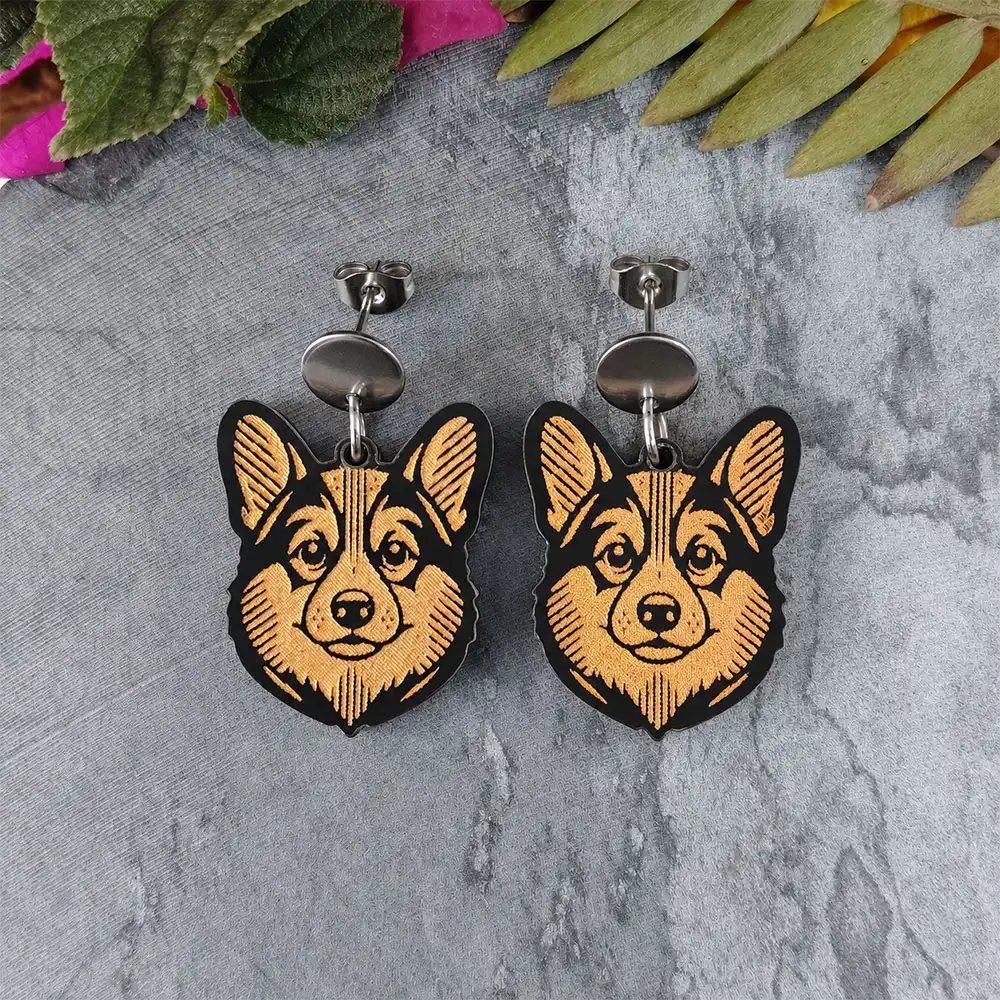 Aretes Corgi