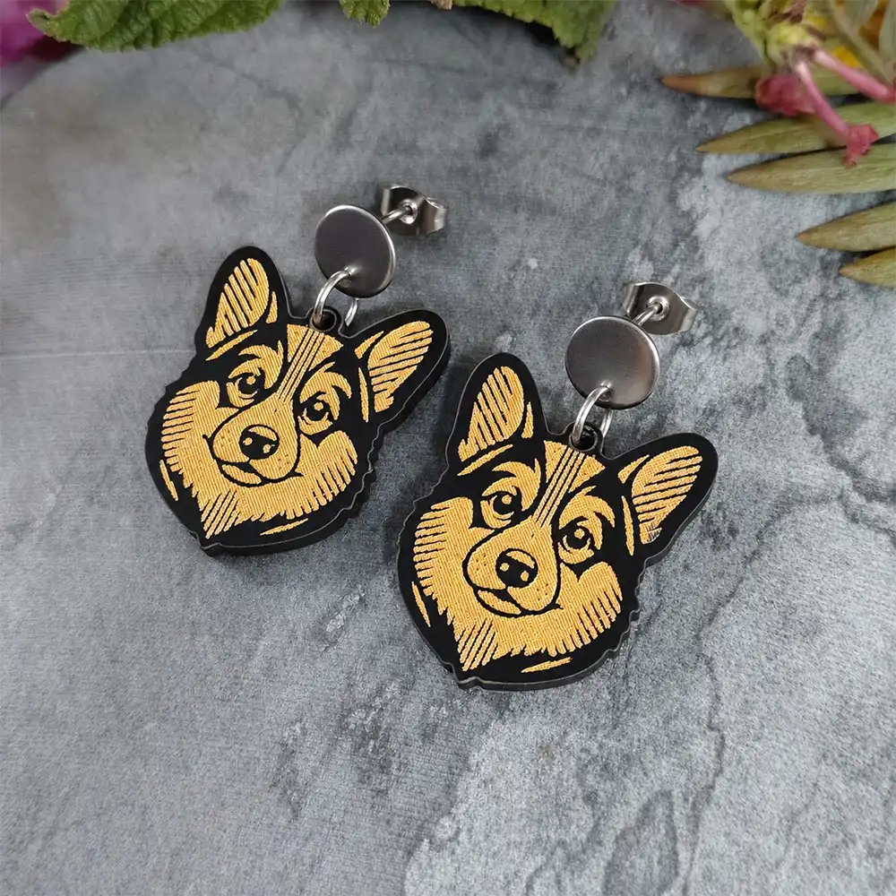 Aretes Corgi