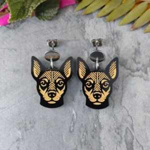 Aretes Pinscher miniatura